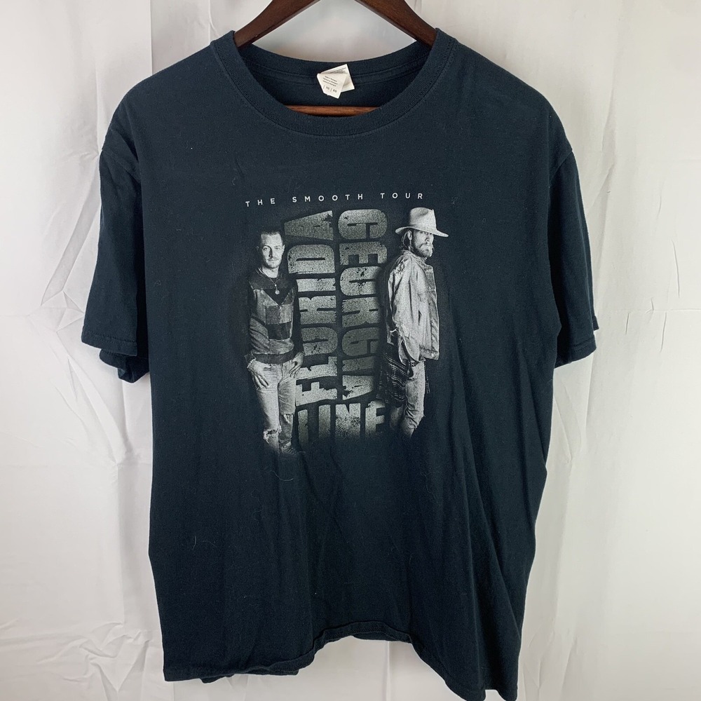 Florida‎ Georgia Line Shirt Adult XL The Smooth Concert Tour 2017 T-Shirt Black